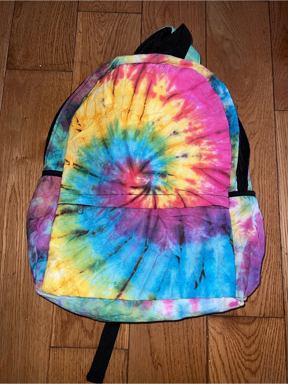 HOBO Tie-Dye Spiral Backpack in Pink, Blue, Yellow